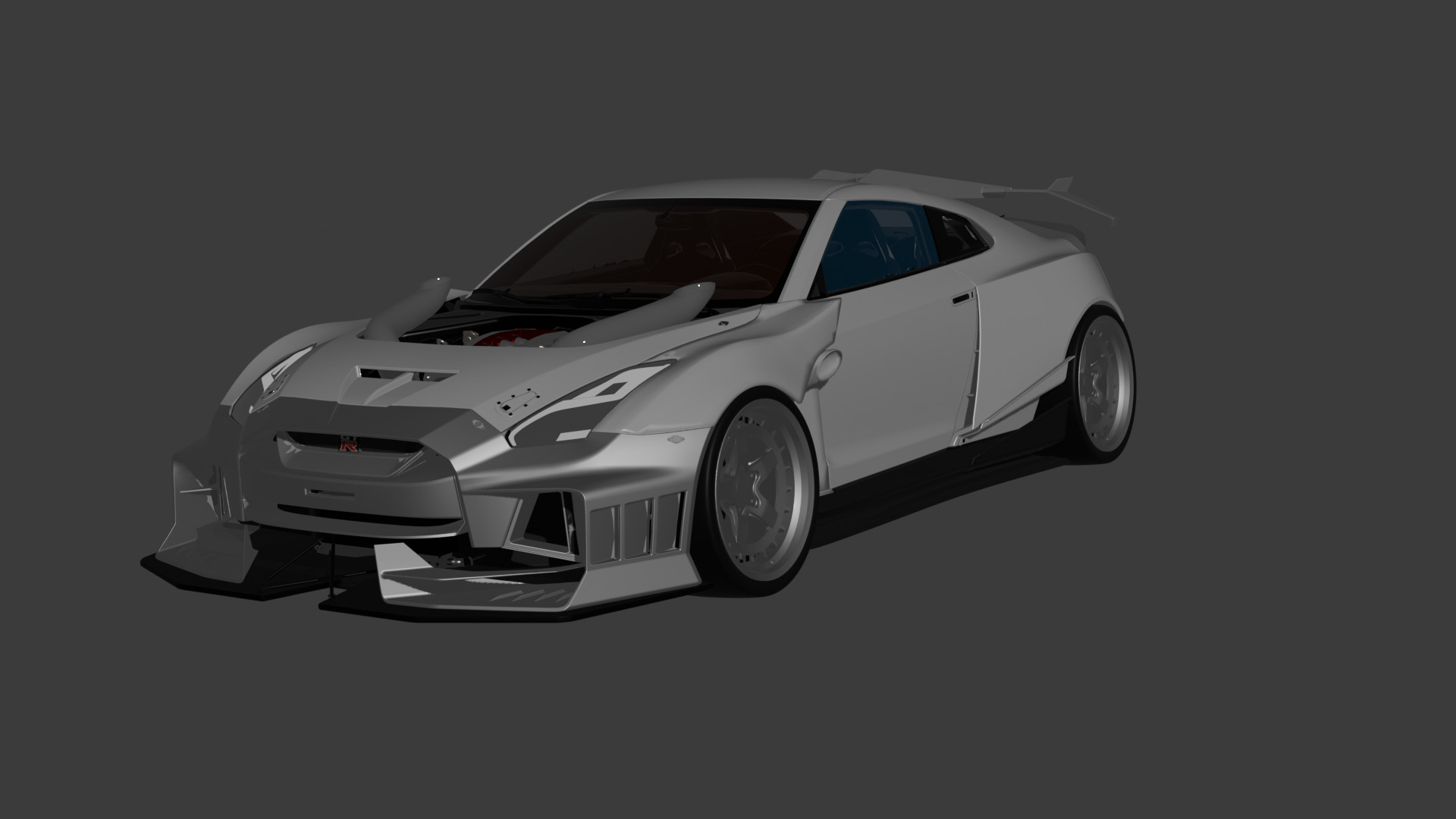 Premium 3D Nissan GTR Model High Quality and Game-Ready 3D model_4