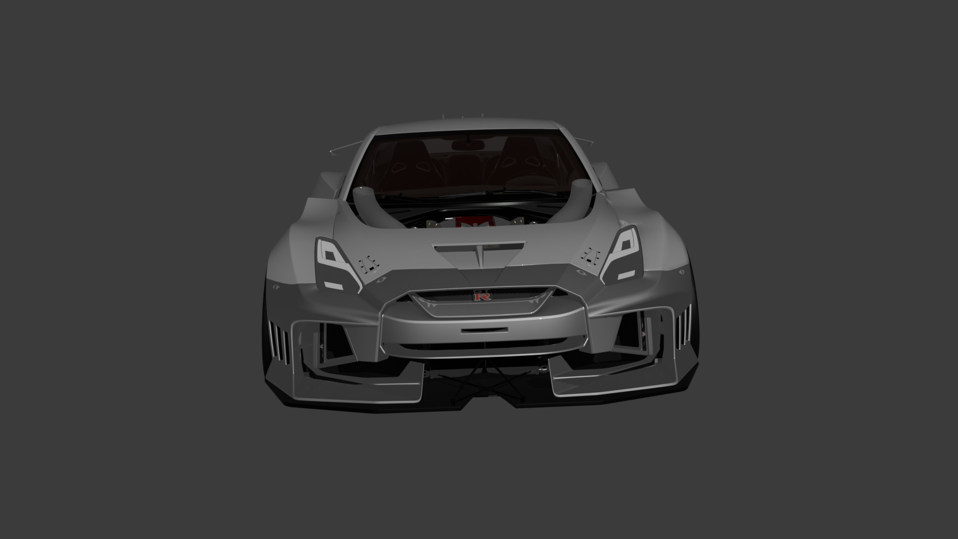 Premium 3D Nissan GTR Model High Quality and Game-Ready 3D model_5