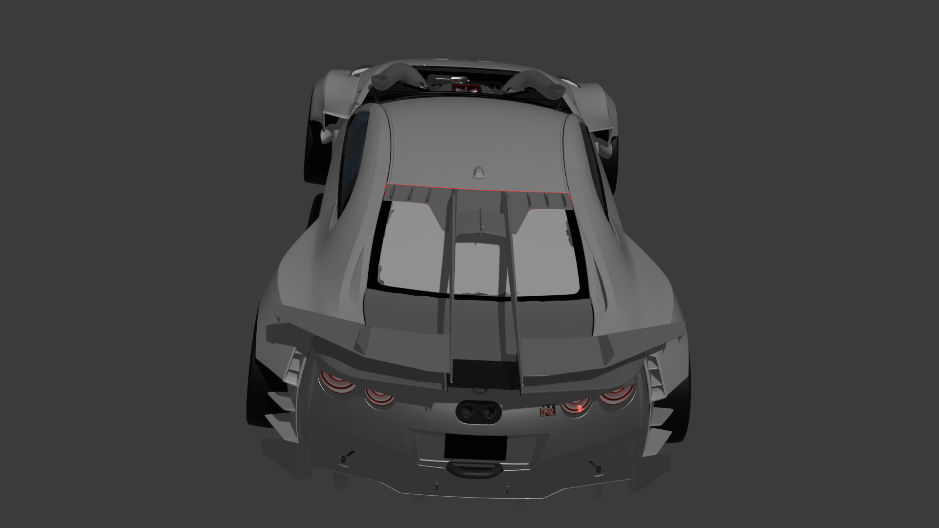 Premium 3D Nissan GTR Model High Quality and Game-Ready 3D model_8