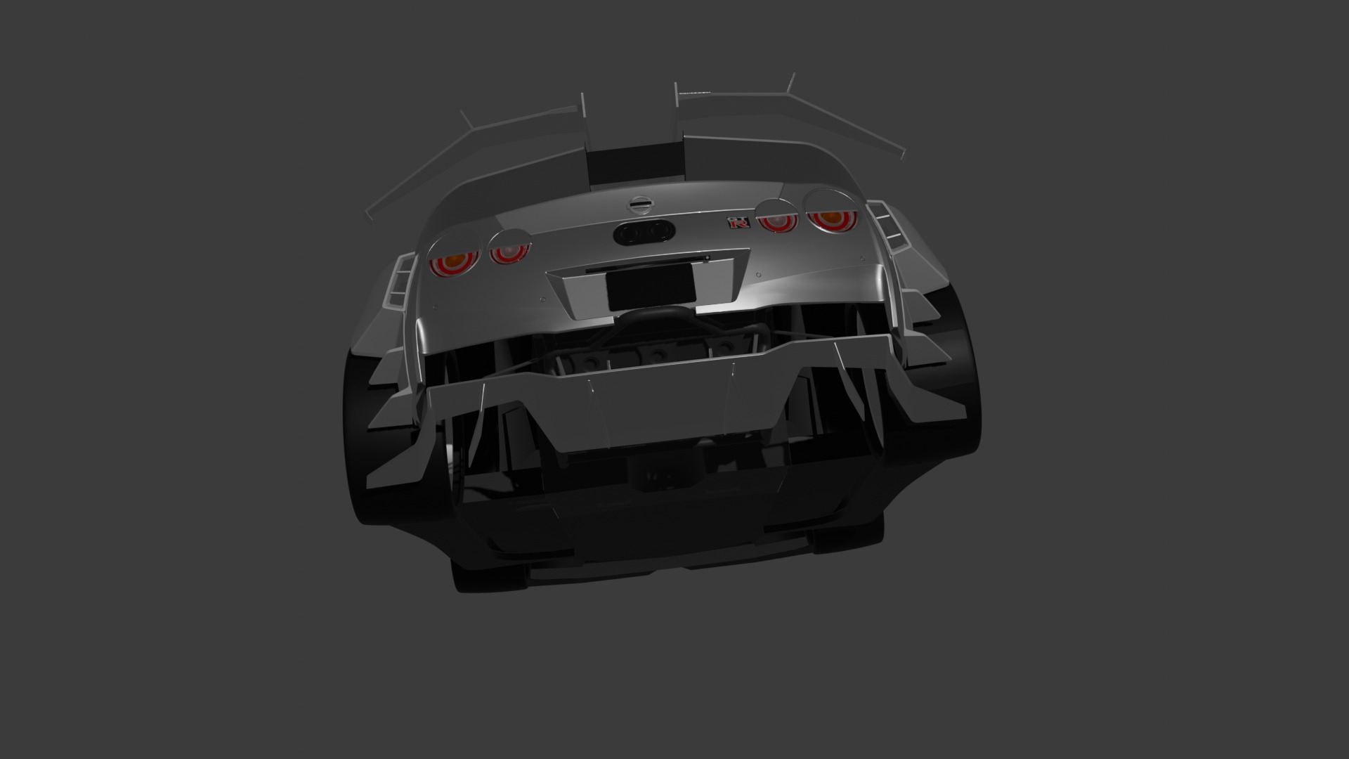 Premium 3D Nissan GTR Model High Quality and Game-Ready 3D model_9