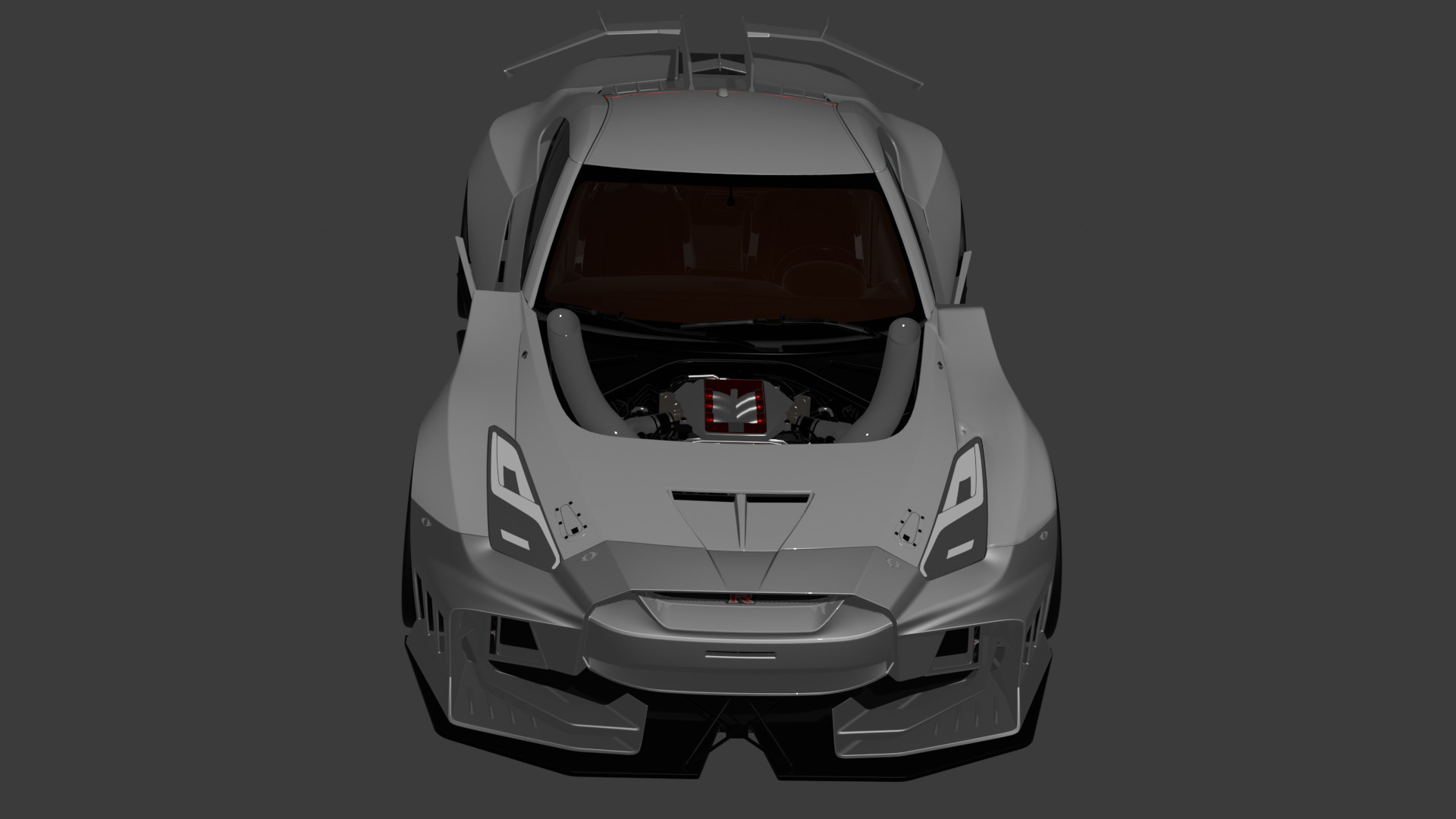Premium 3D Nissan GTR Model High Quality and Game-Ready 3D model_6