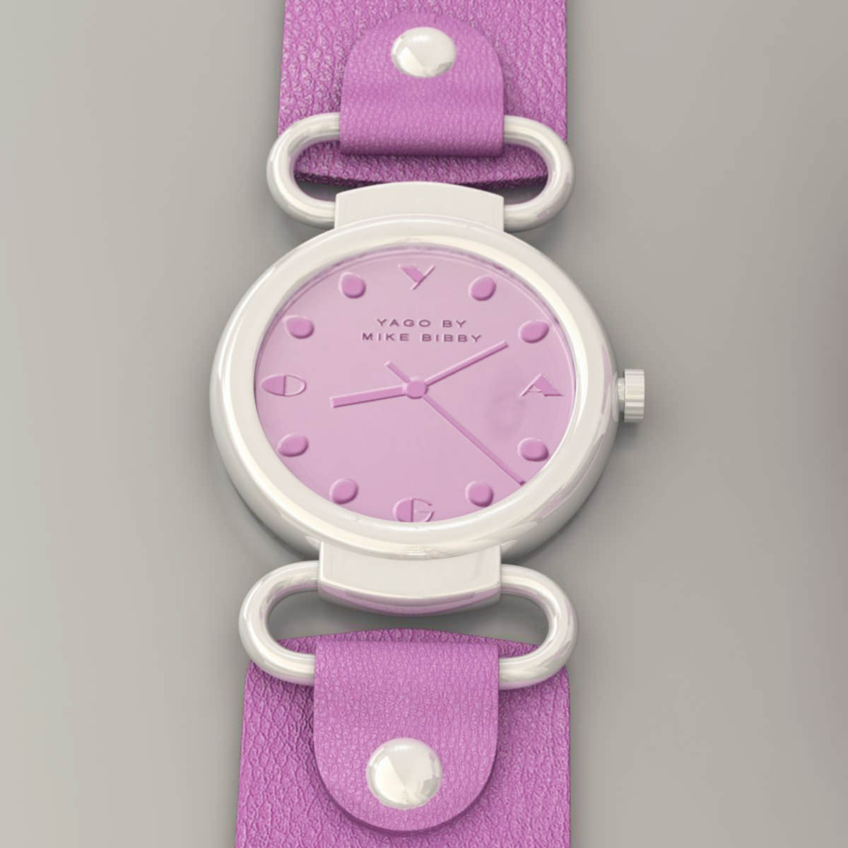 Female watch 3D model_2