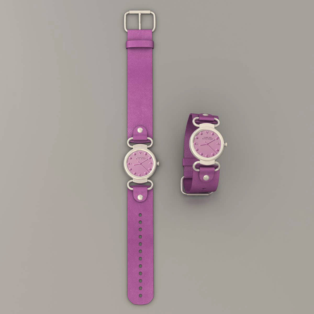 Female watch 3D model_1