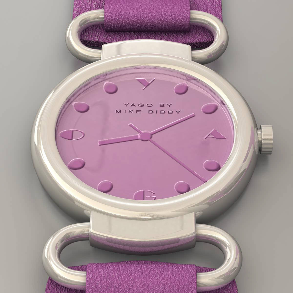 Female watch 3D model_9