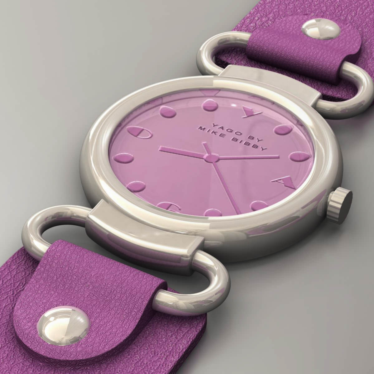 Female watch 3D model_6