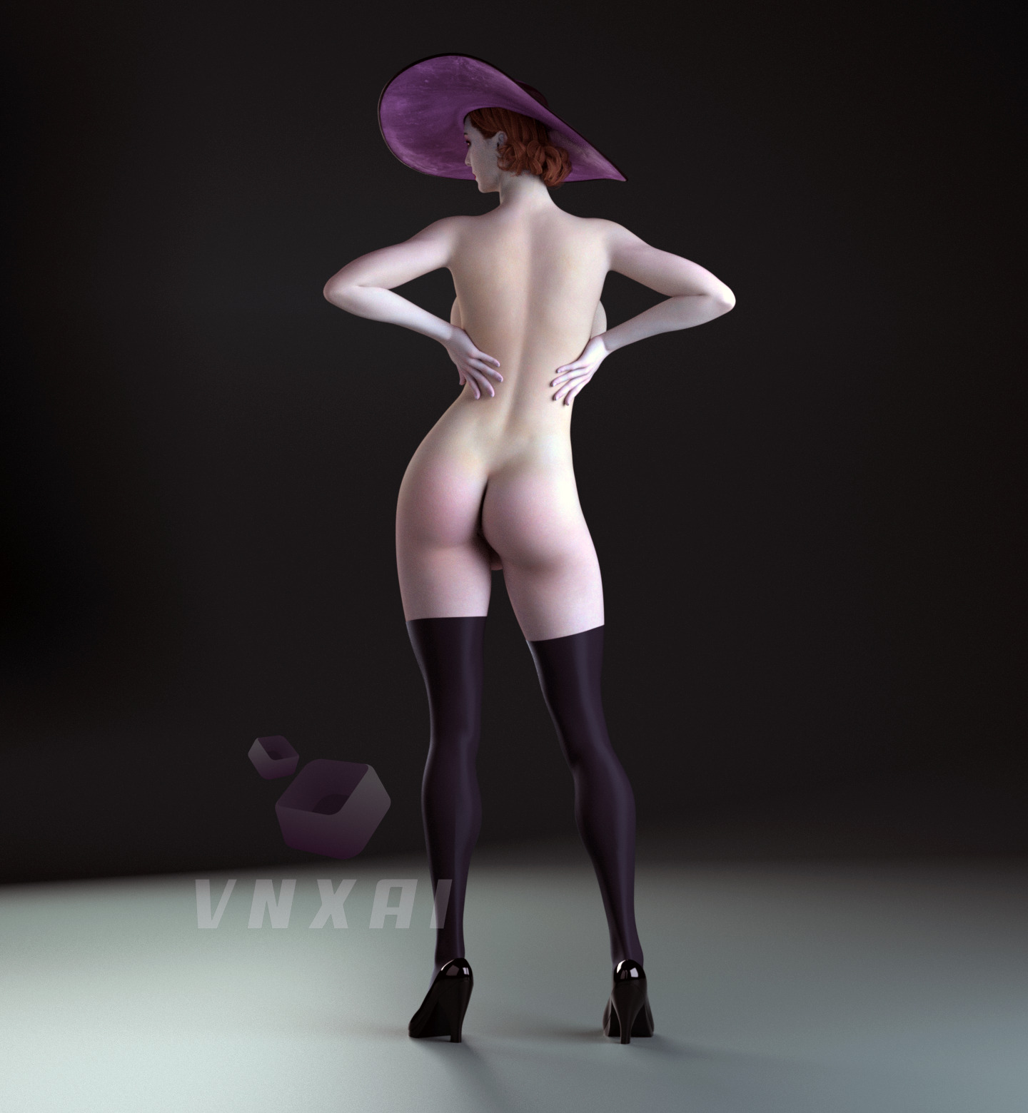 Lady Dimitrescu - Futa - Residual Evil 3D model 3D printable | CGTrader