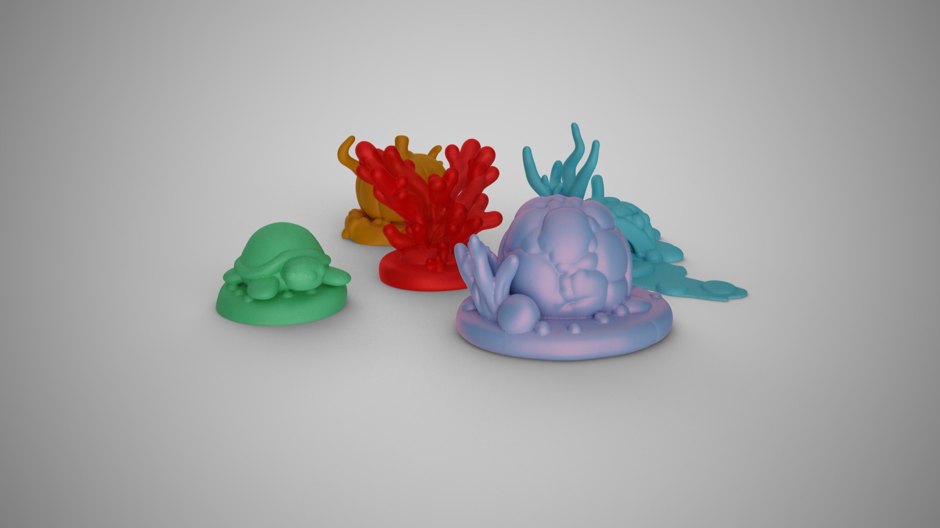 Aquarium Sea Creatures 3D print model_2
