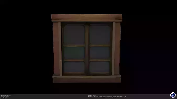 Stylized Medieval Window - AI