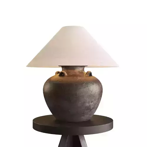 Wabi-sabi Pottery Table Lamp