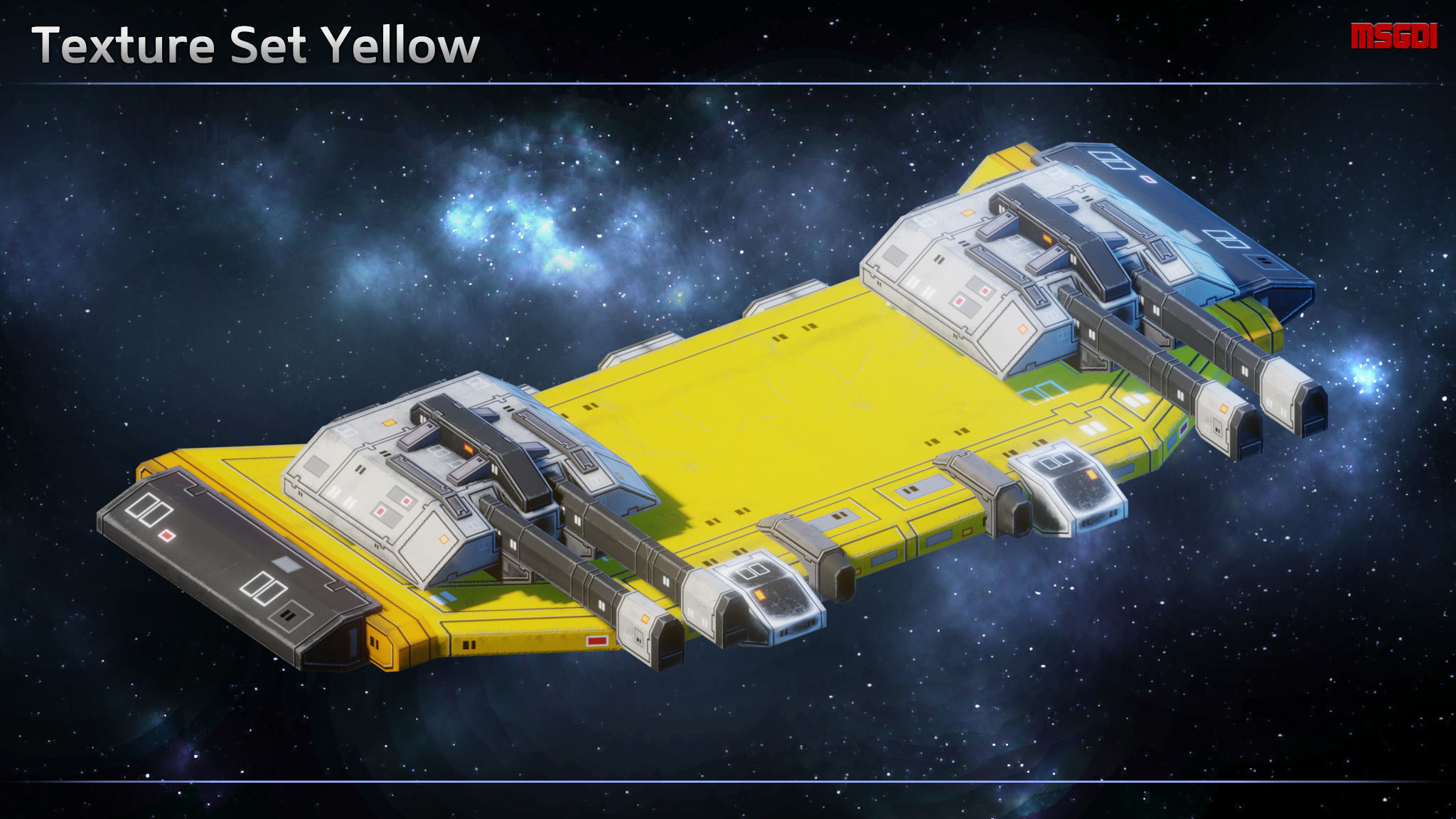 Space Weapon Platforms Low-poly 3D model_13