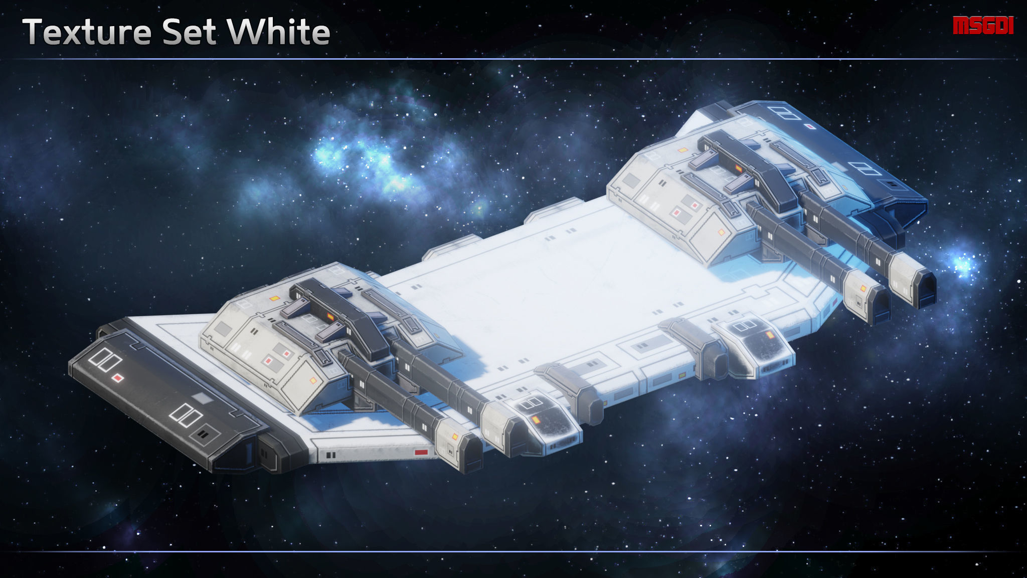 Space Weapon Platforms Low-poly 3D model_12