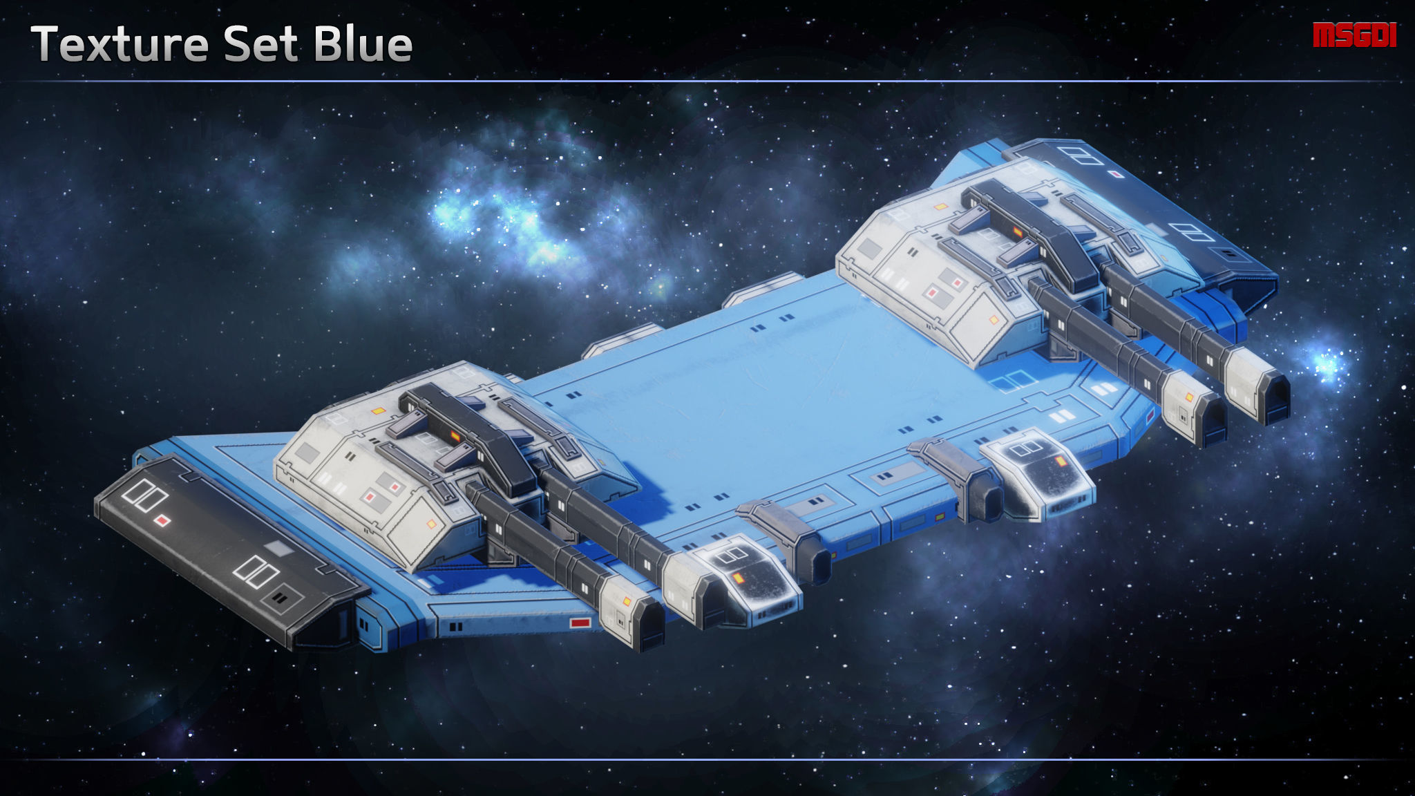 Space Weapon Platforms Low-poly 3D model_8