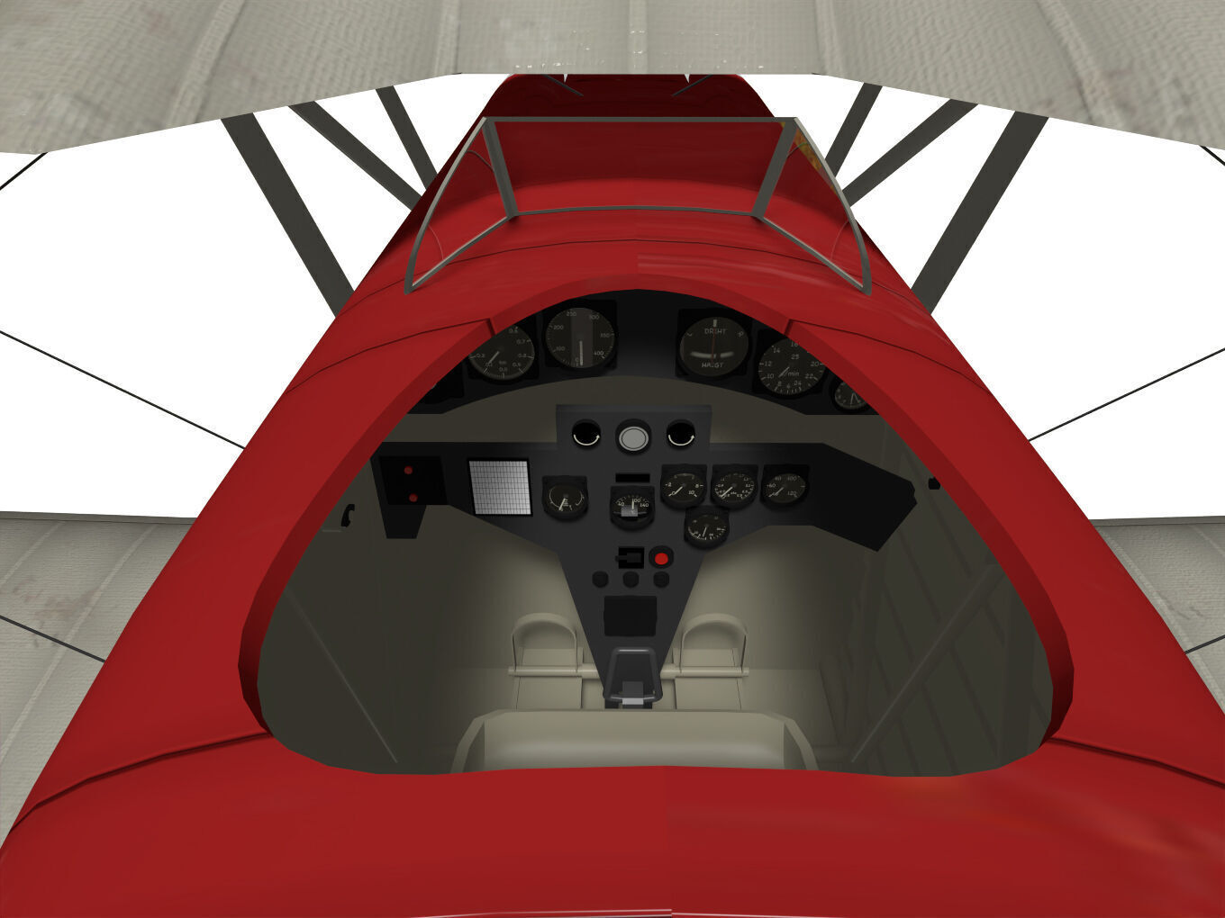 Heinkel He-51 3D model_8