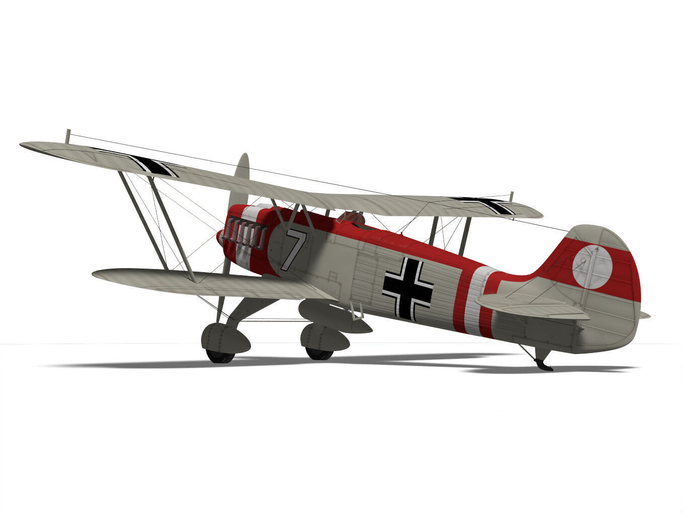 Heinkel He-51 3D model_6