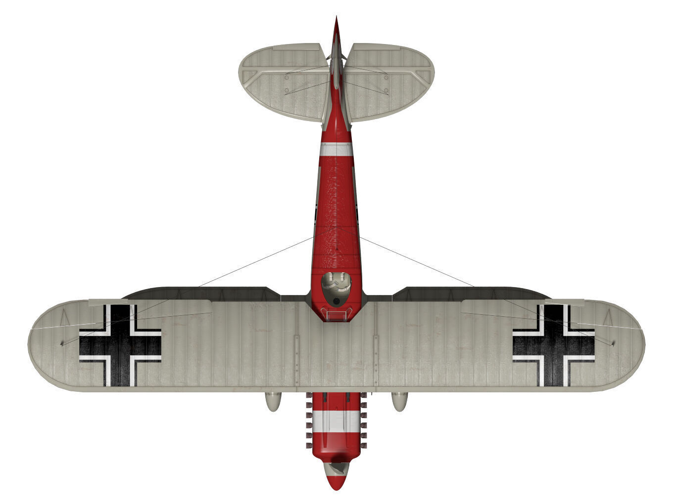 Heinkel He-51 3D model_11