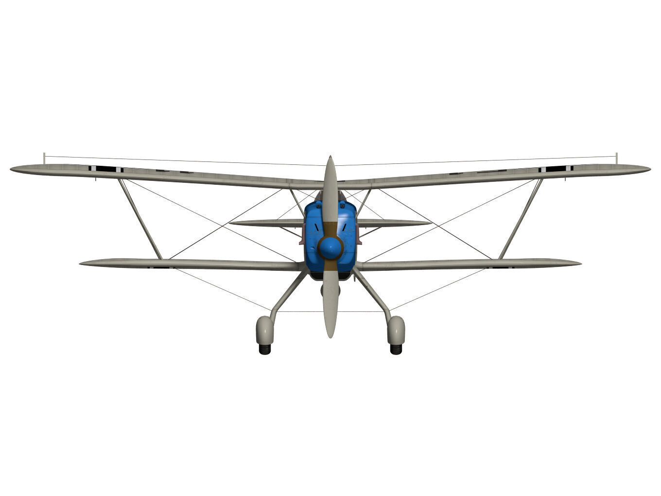 Heinkel He-51 3D model_10