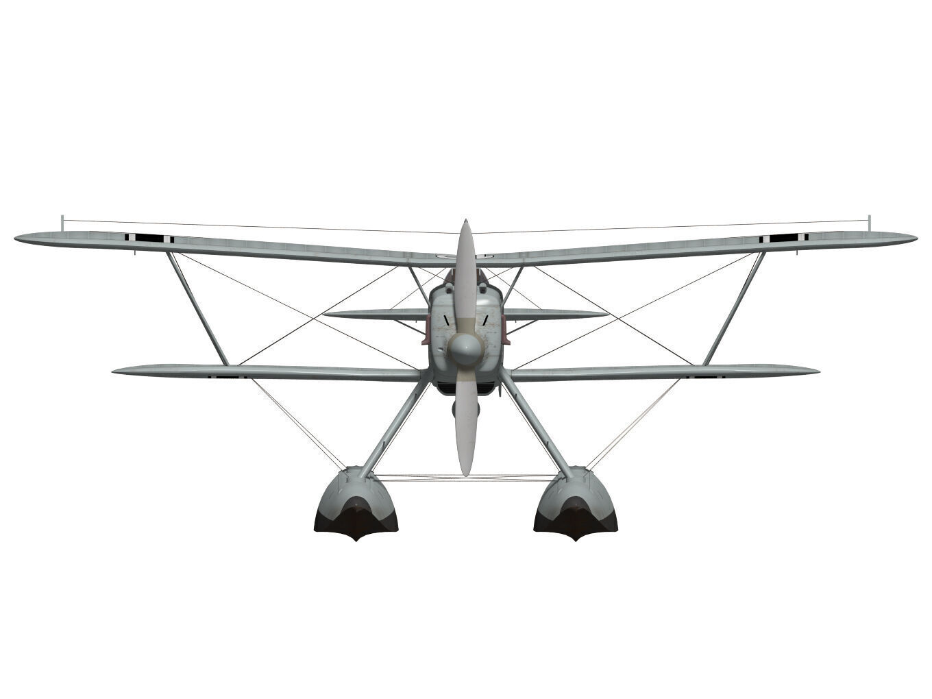 Heinkel He-51 3D model_9