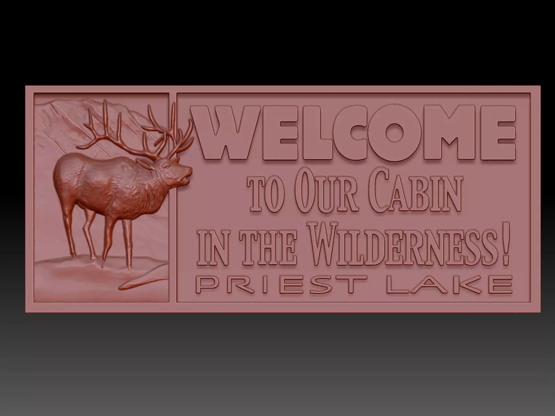 Welcome 3D print model