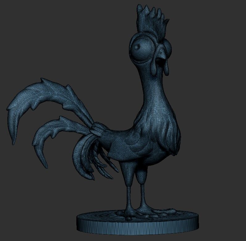 Moana Hei Hei 3D print model_3