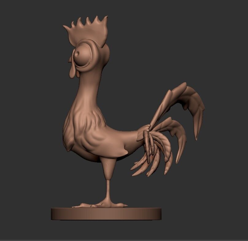 Moana Hei Hei 3D print model_2