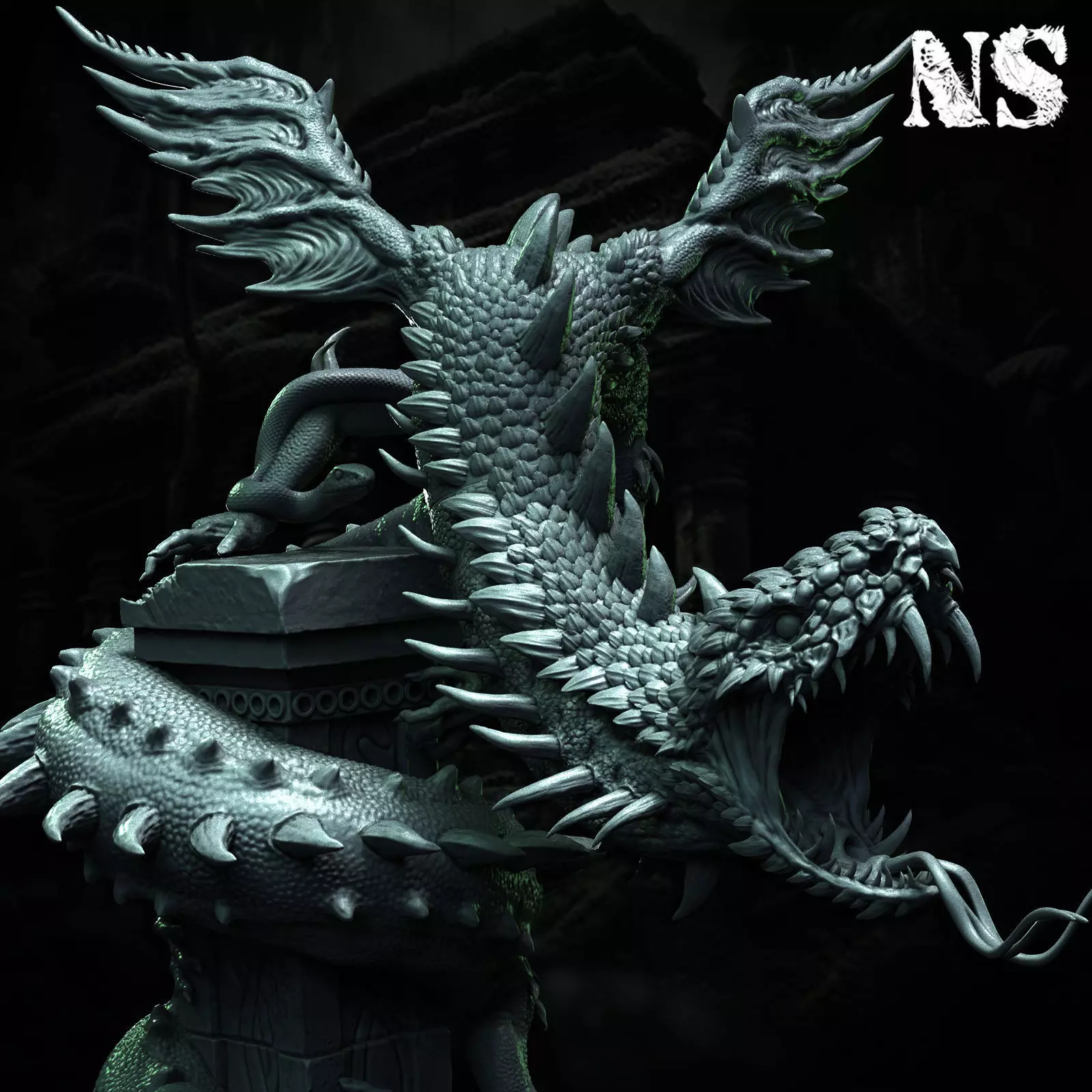 Yig Father of Serpent 3D print model
