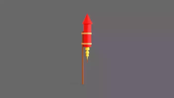 Firework rocket v003