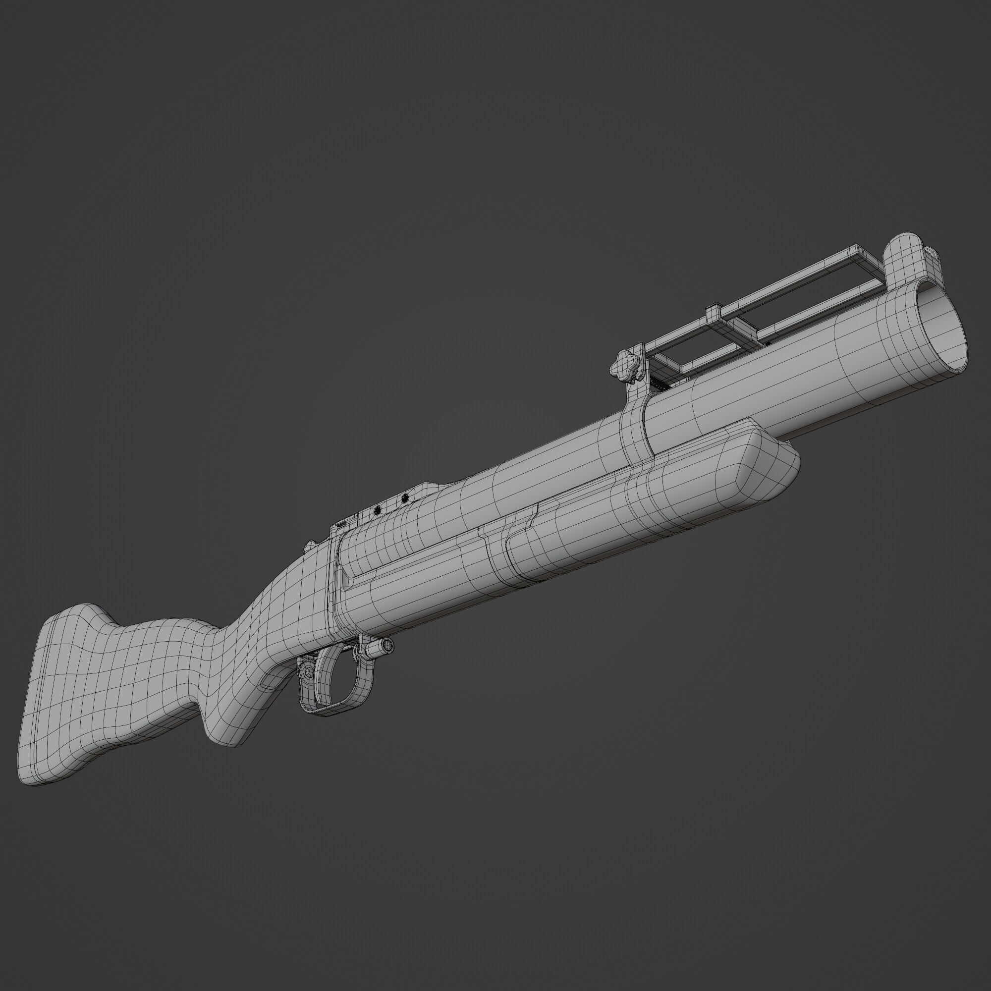 Grenade Launcher 3D model_9