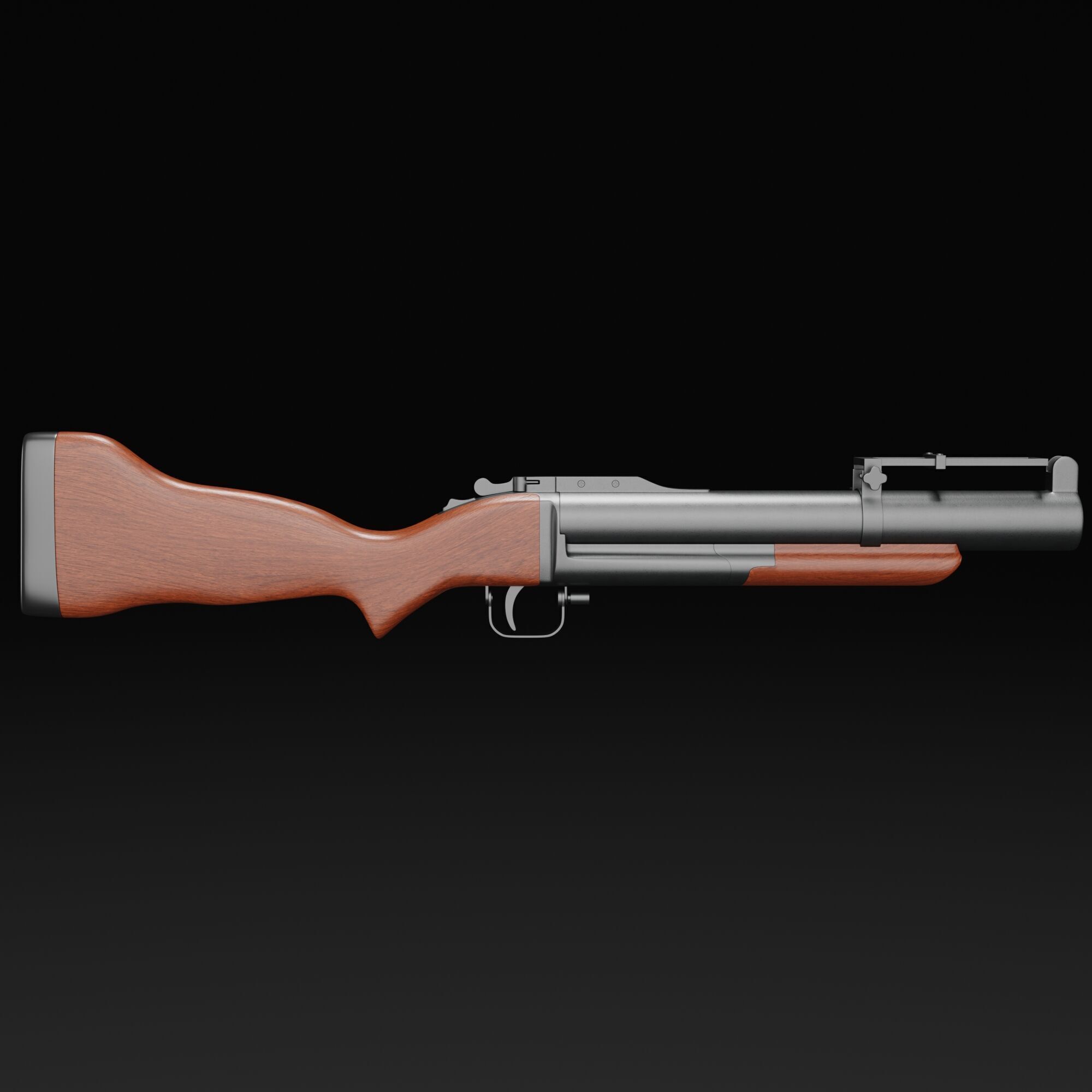 Grenade Launcher 3D model_2