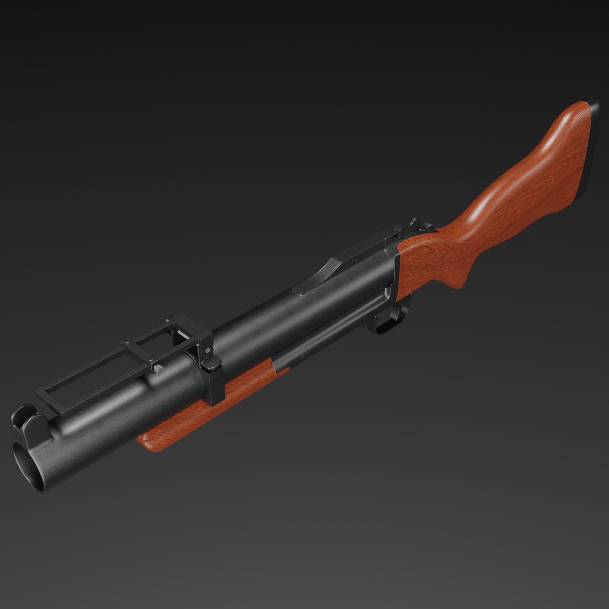 Grenade Launcher 3D model_7