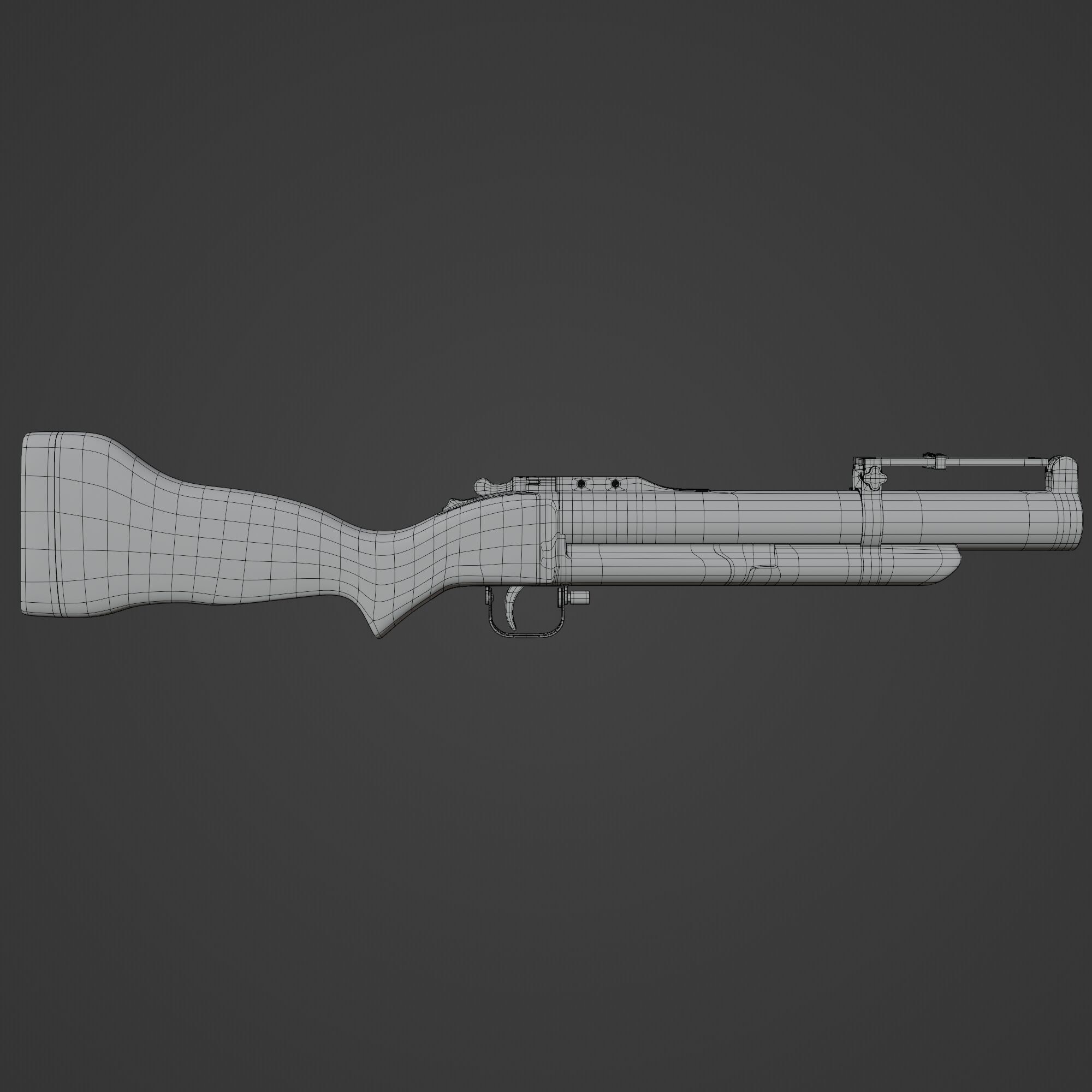 Grenade Launcher 3D model_10