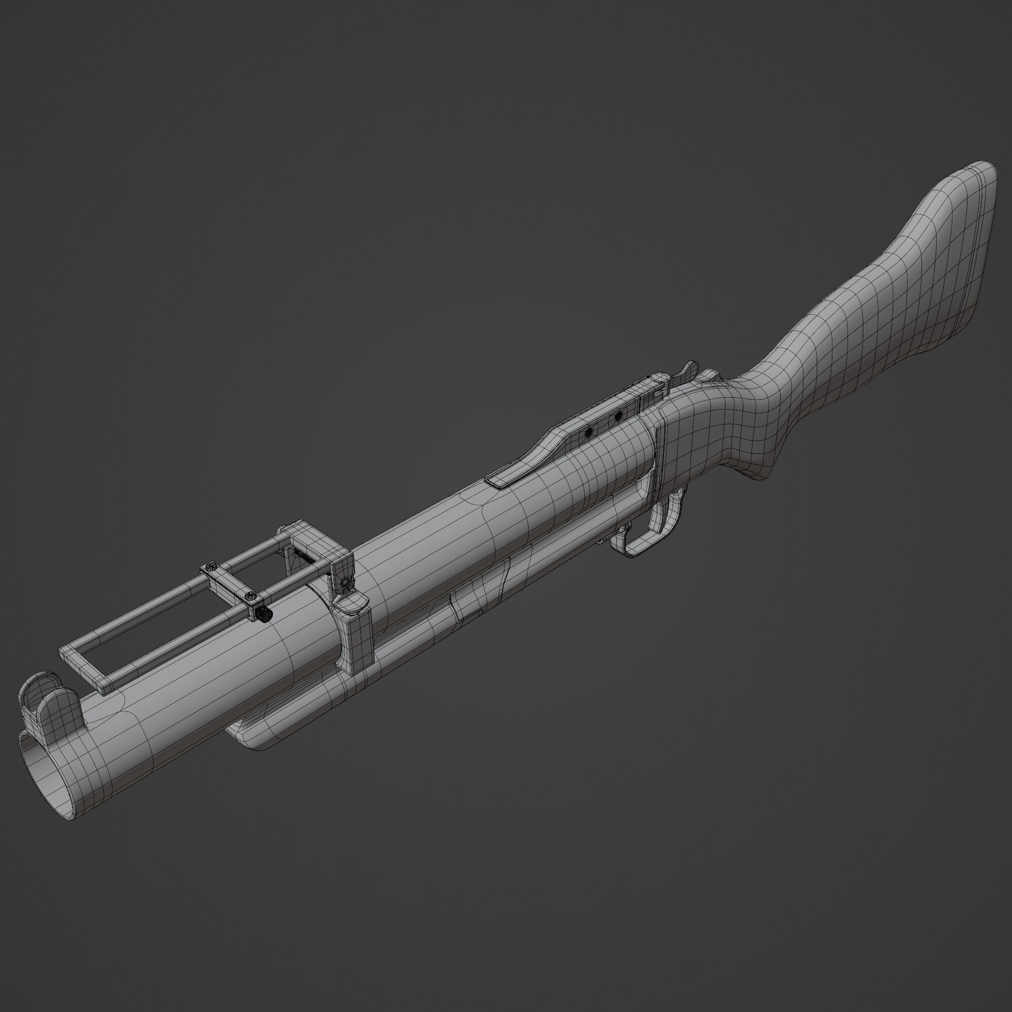 Grenade Launcher 3D model_15