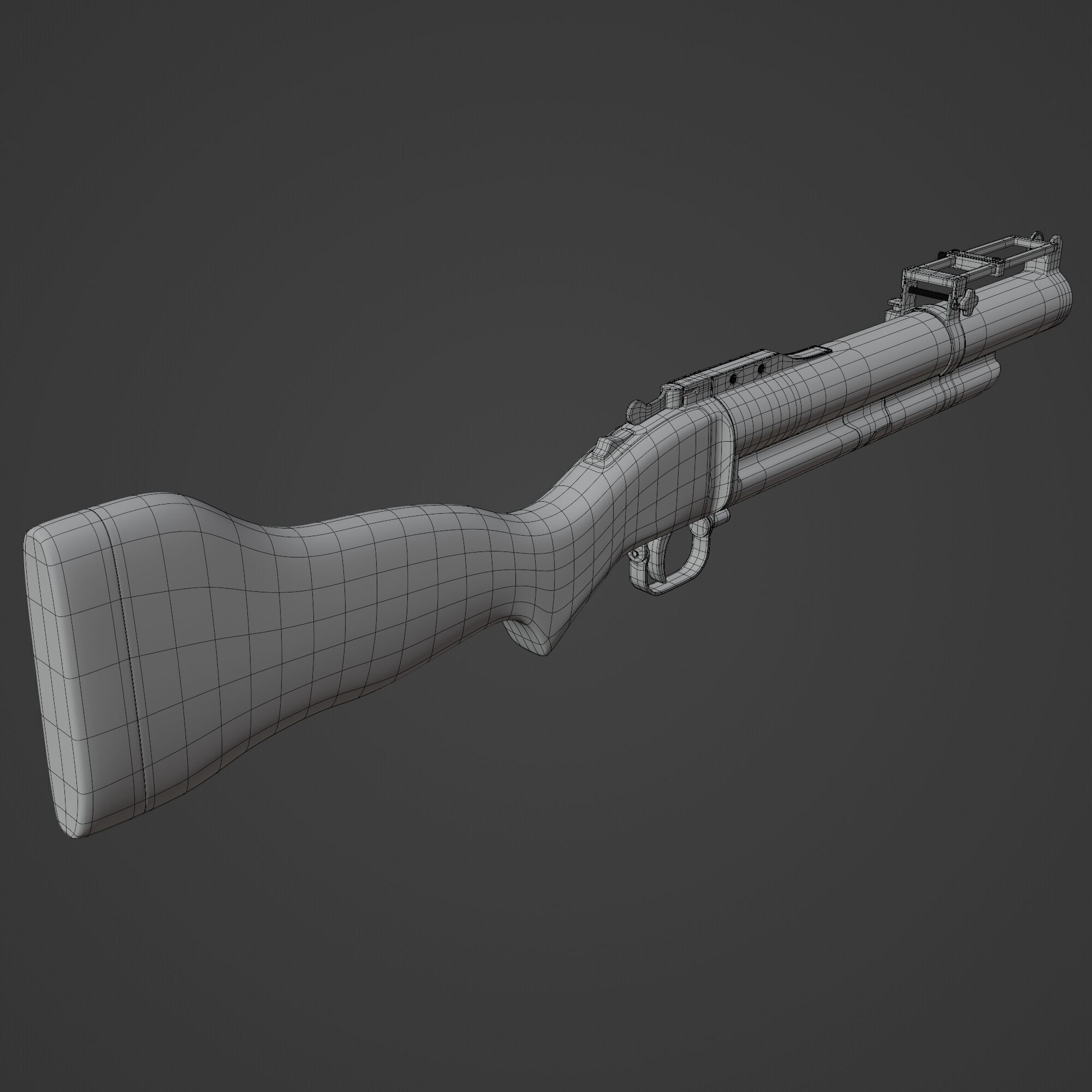 Grenade Launcher 3D model_11