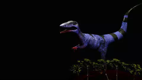 A Dino Low-poly 3D model