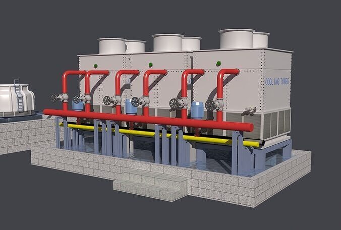 Cooling Tower 3D model