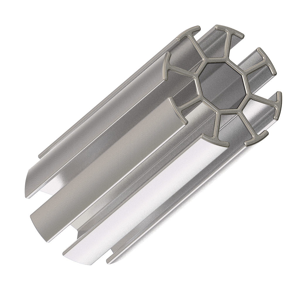 Exquisite Circular Profile 3D print model_2