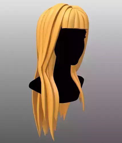 stylized anime hair 02
