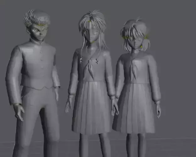 yuyu hakusho keiko yesuke botan 3D print model