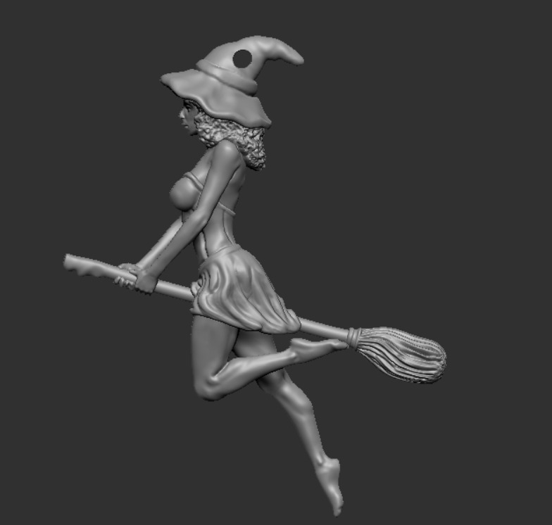 Witch 90097 3D print model_3