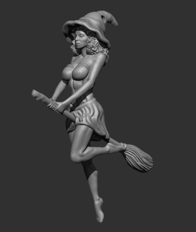 Witch 90097 3D print model_5