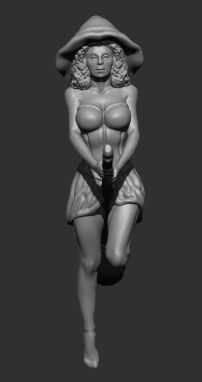 Witch 90097 3D print model_4