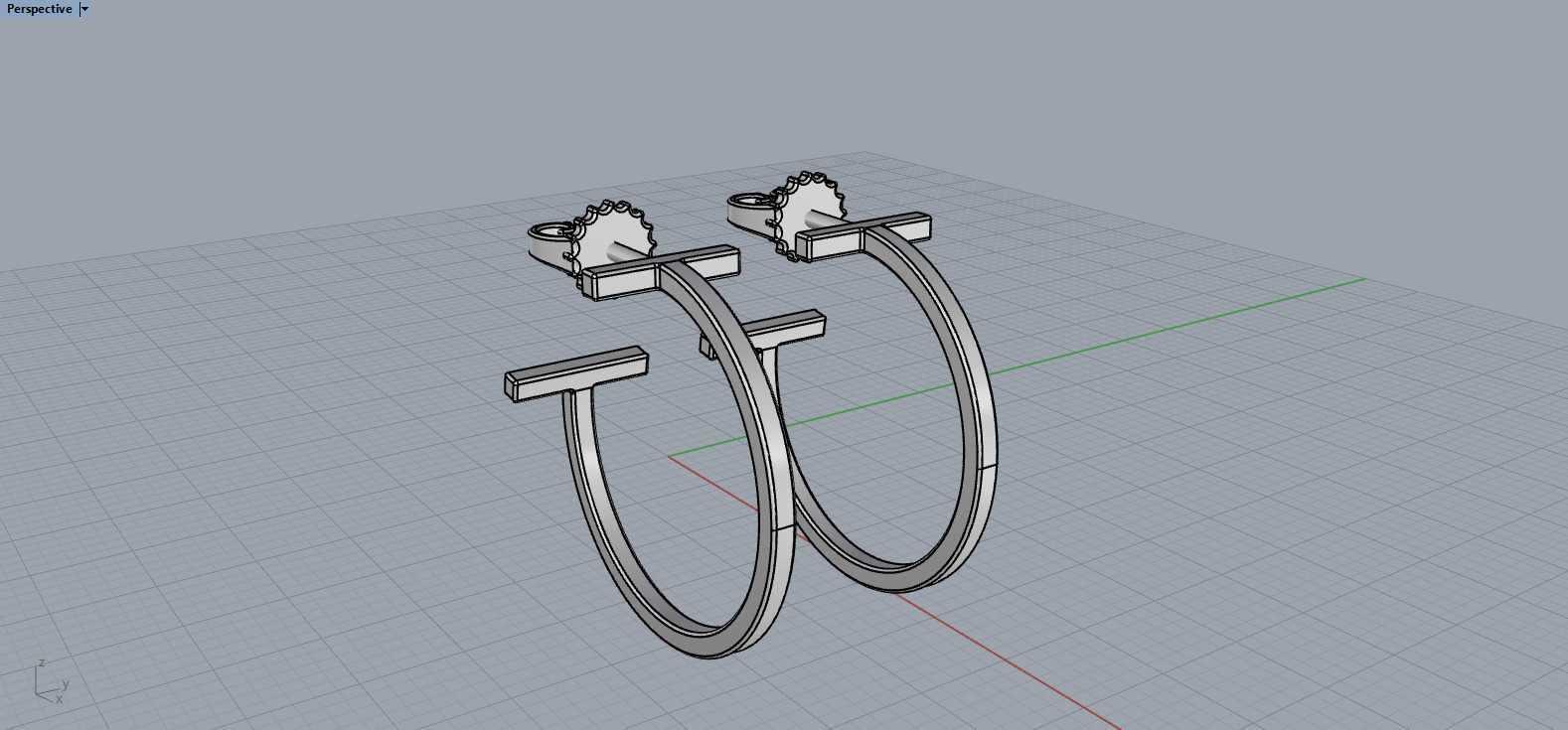 Earrings 80059 3D print model_5