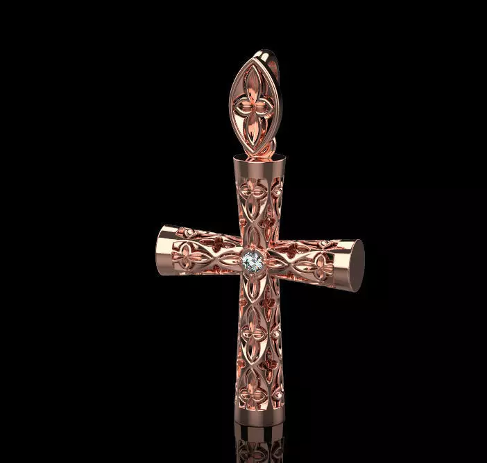 Cross Pendant 70147 3D print model_0