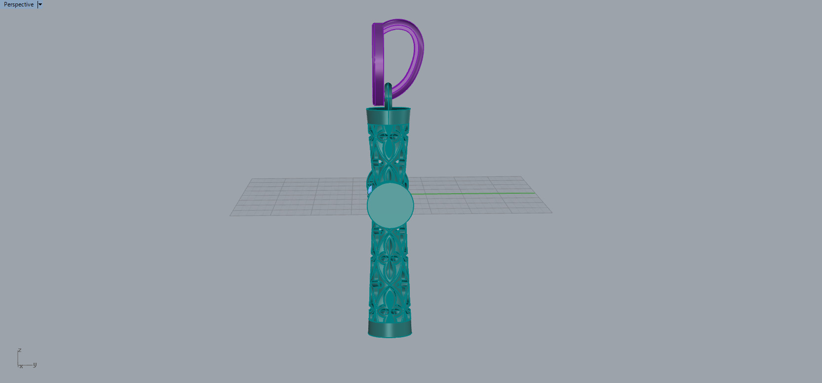 Cross Pendant 70147 3D print model_5