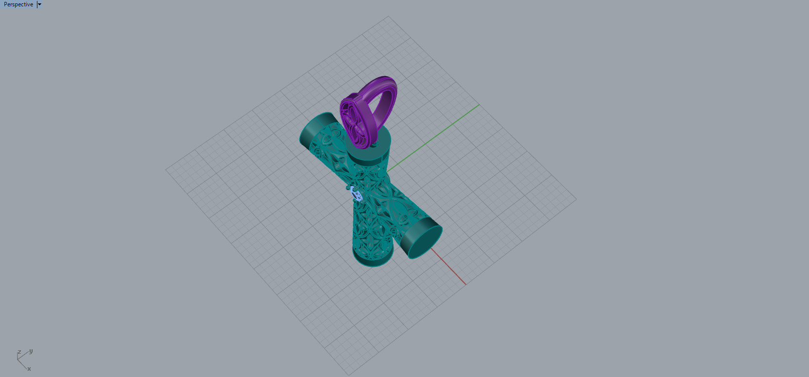 Cross Pendant 70147 3D print model_7