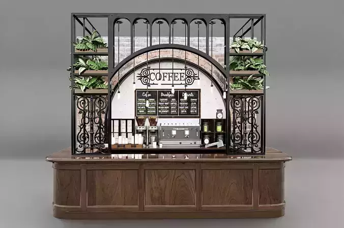 Coffee Shop 3D model 