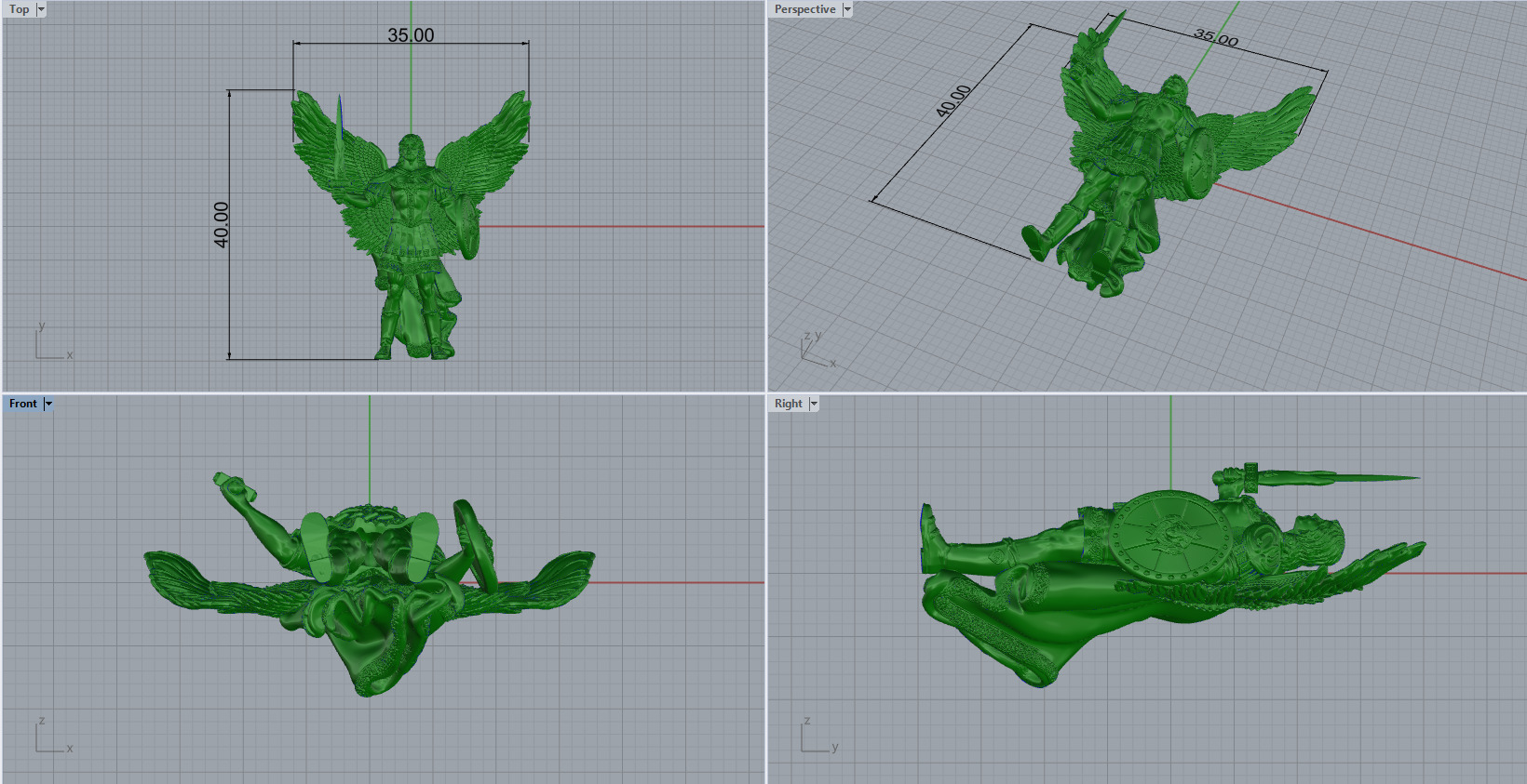 Archangel 50736 3D print model_9