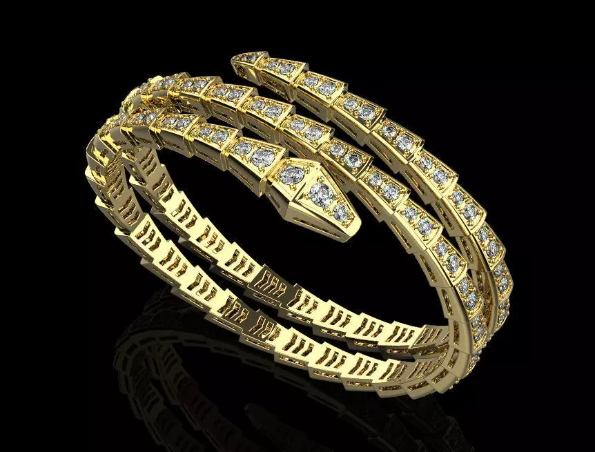 Serpent Bracelet 50569 3D print model_0