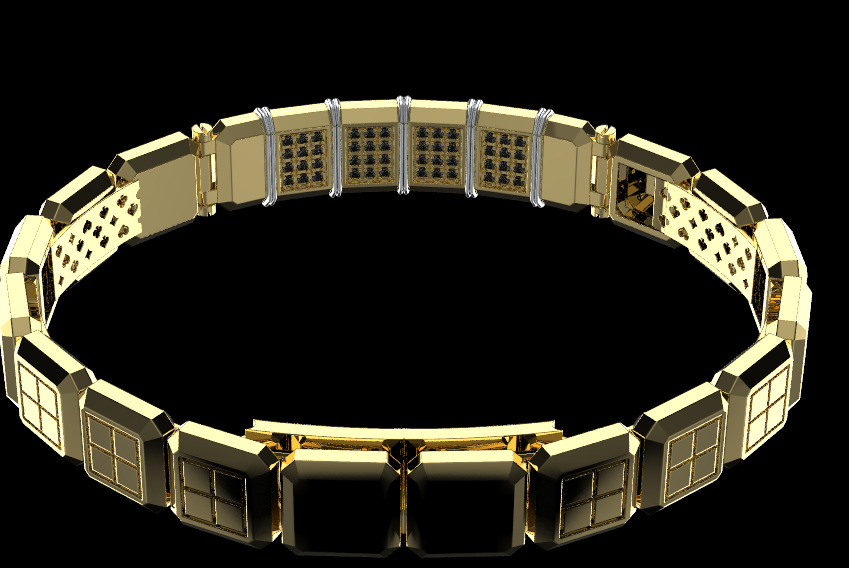 Bracelet 50361 3D print model_1