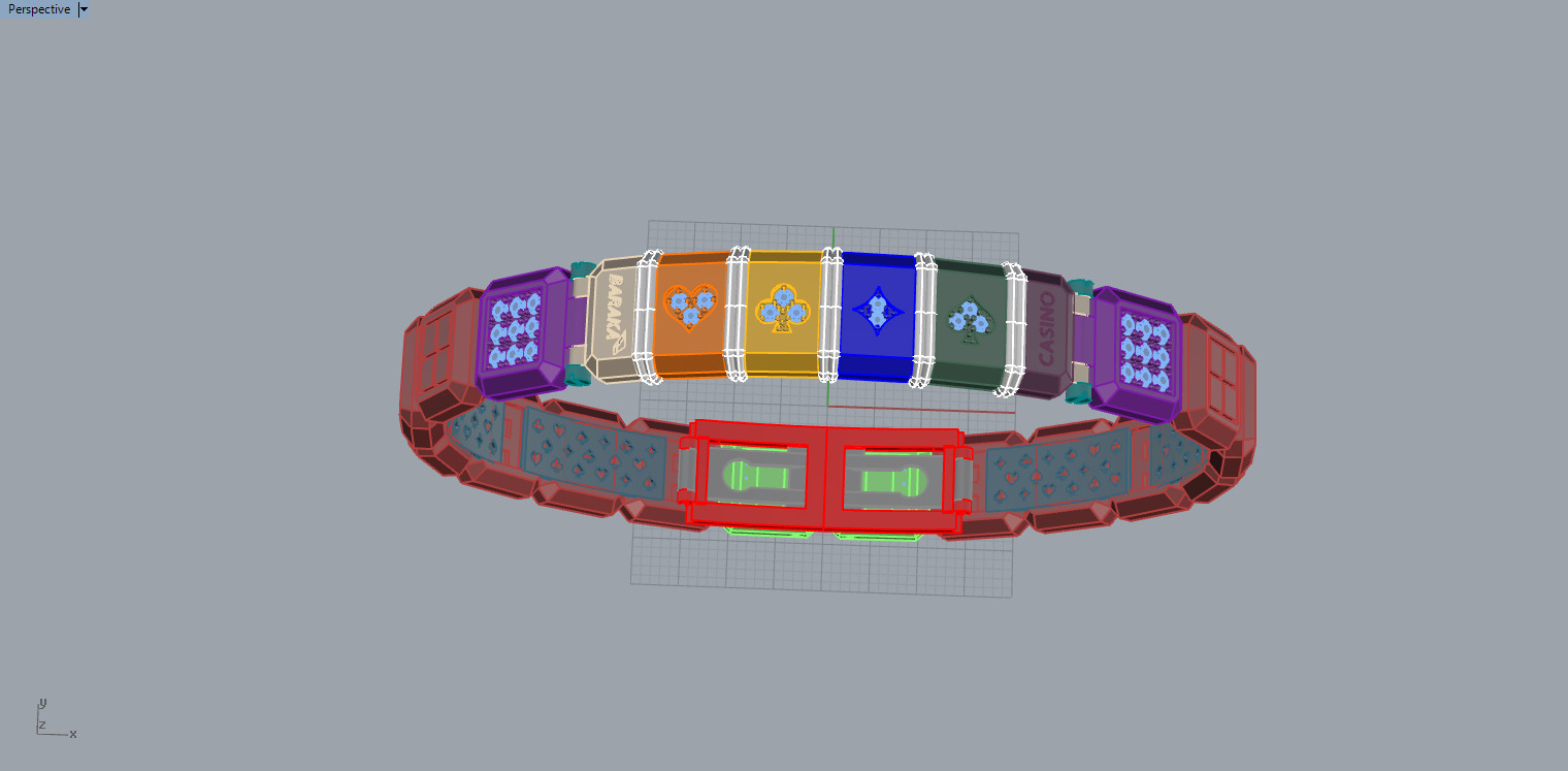 Bracelet 50361 3D print model_6