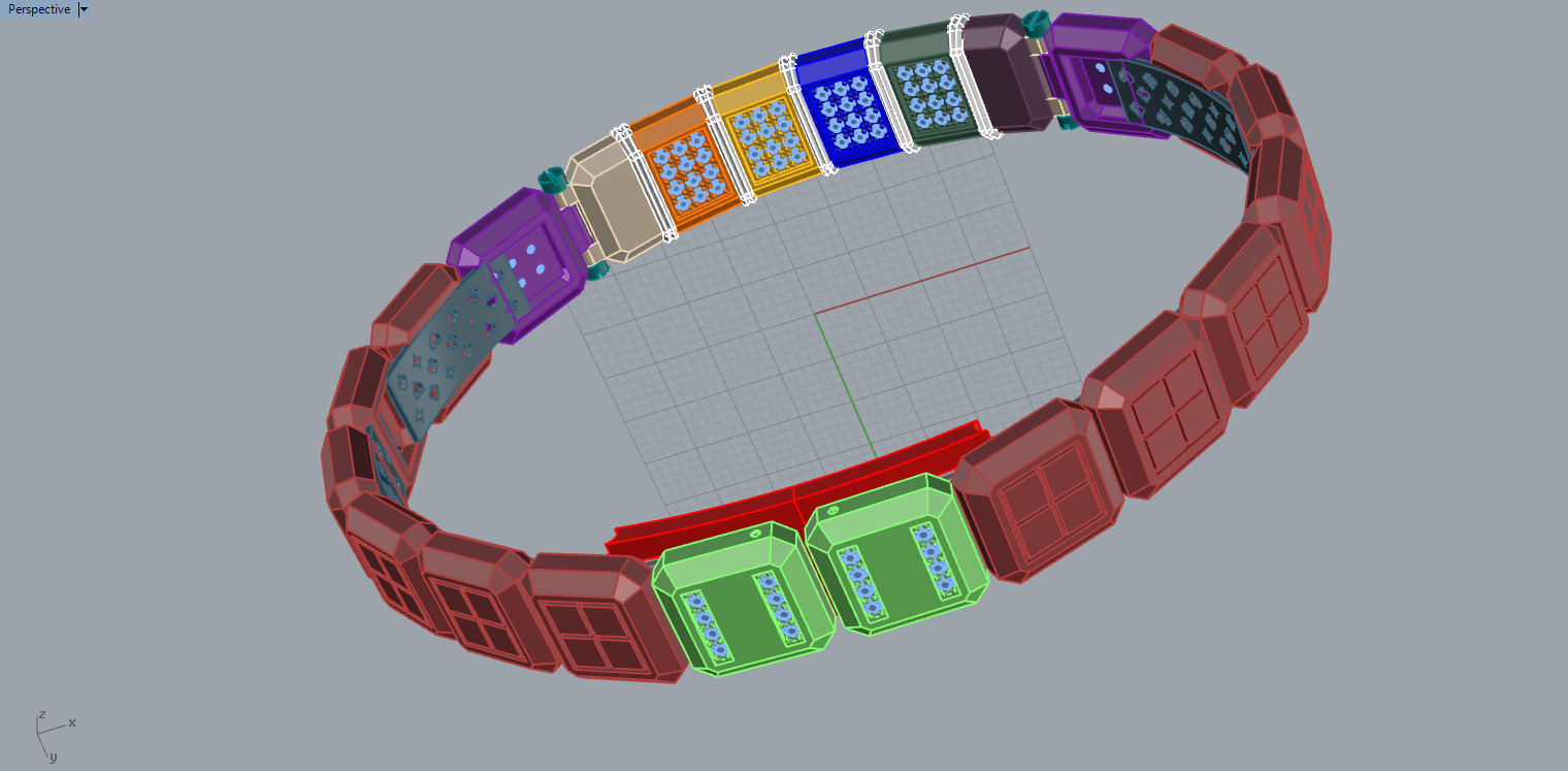 Bracelet 50361 3D print model_5
